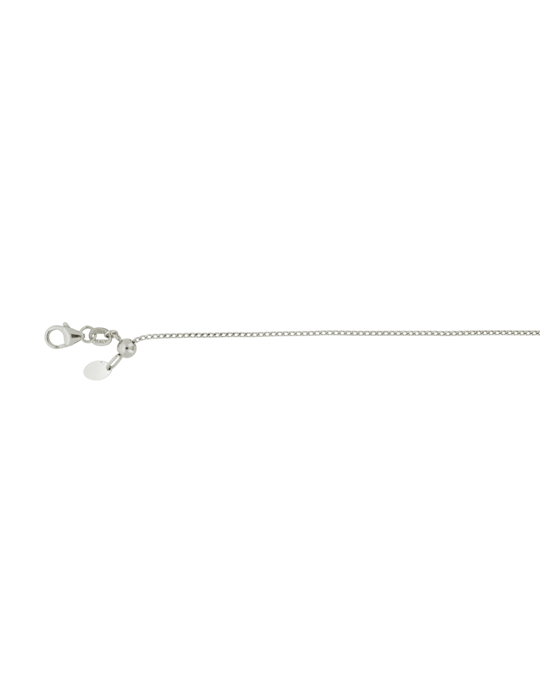 9CT W/G EXT FRANCO 1.10mm/52cm